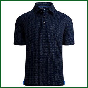 Dry Fit Performance Polo Shirt Moisture Wicking Collared